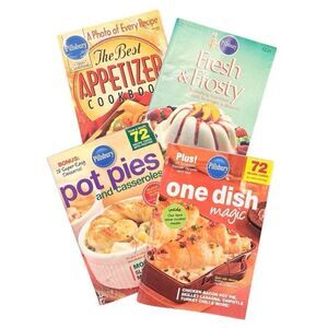 Pillsbury Vintage Cookbooks Set of 4